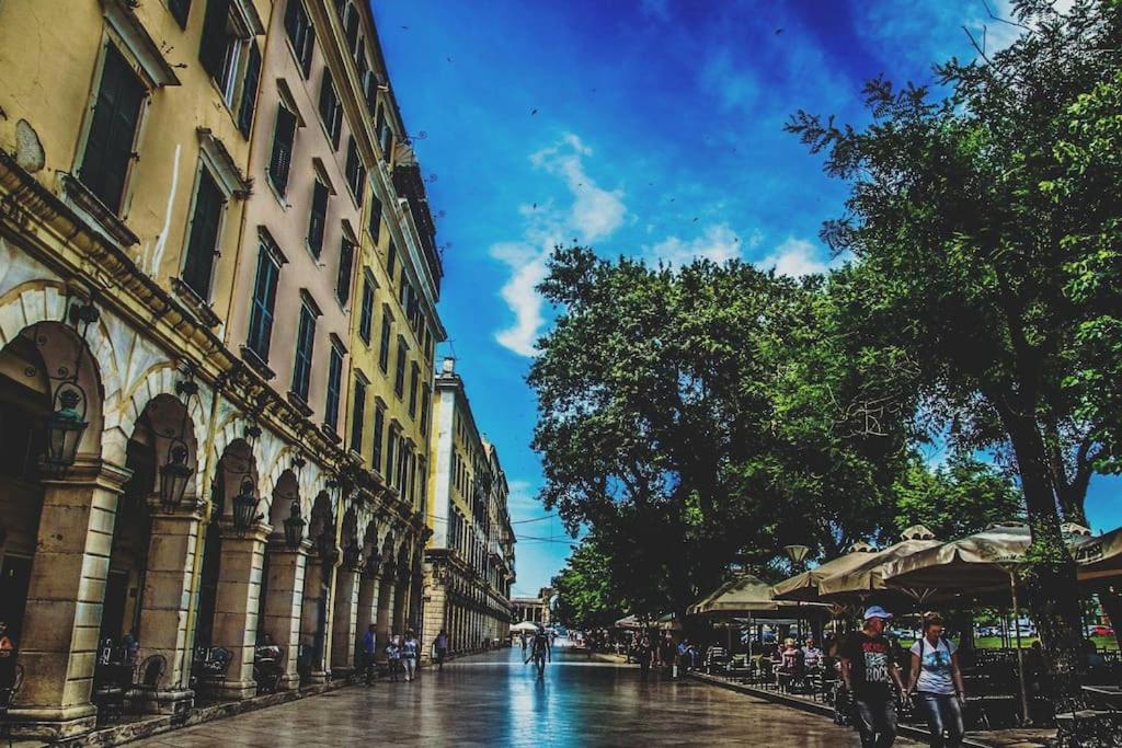 Skalinada Apartment Kampielo Corfu  Bagian luar foto